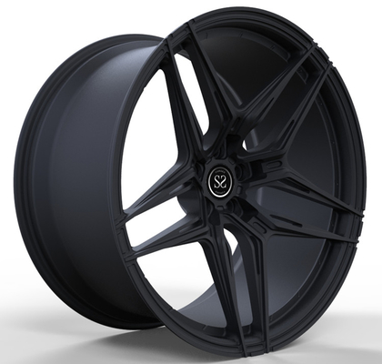 Polished Black 22 Inches 1 Piece Forged Wheels For Golf GTI