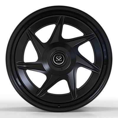 20inch 13J Wide Gloss Black 2-PC Forged Aluminum Alloy Rims For Nissan GTR 5x114.3