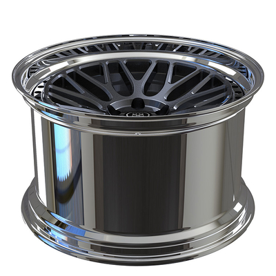 Polish Barrel+Black Disc Two-PC Forged Aluminum Alloy Rims Fit for Lamborghini Urus 5x130