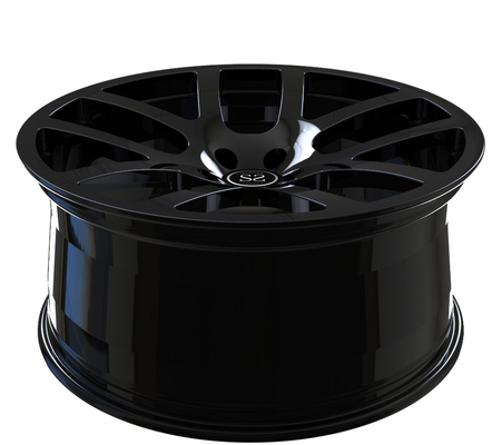Gloss Black 1 Piece Monoblock Forged Wheels Car Rims 22inch 22x10 For Durango