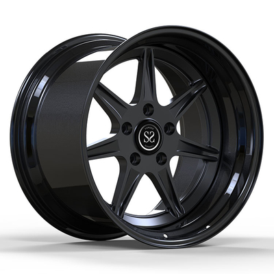 Deep Lip Staggered 19X 9 And 20 X 12 2-Piece Custom Forged Alloy Wheels