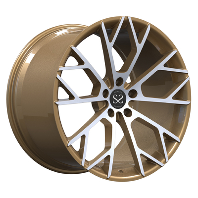 For Lambor Aventador 1 PC Monoblock Forged Bronze Machined Wheels 21inch 21x13 Alloy Car Rims