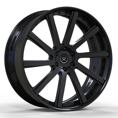 Satin Black 19 20 21 inch Forged 2-PC Aluminum Alloy Wheels 5x112 Fit to Audi RS6