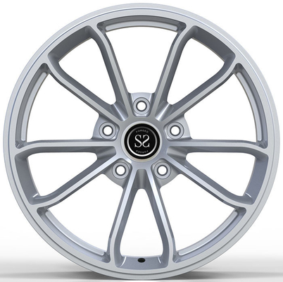 Elegant Shiny Finish Porsche Forged Wheels Durable 21inches Super Concave