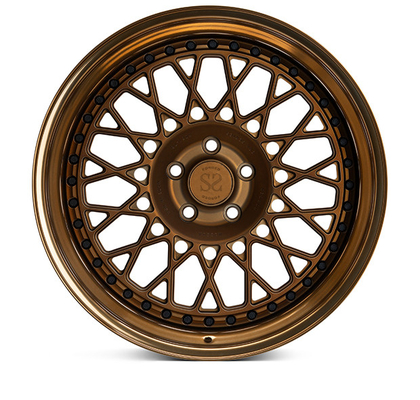 Vossen Style 3 Piece Forged Wheels 20inch Polished Bronze For Luxury Car Rims