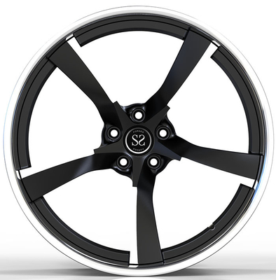 SSJK1014 Gloss Black Machined Forged Wheels 22 Inches For Auid Q7