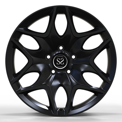 SSJK10145 Gloss Black Machined 1-PC Forged Wheels 22 Inches For Lexus LX570