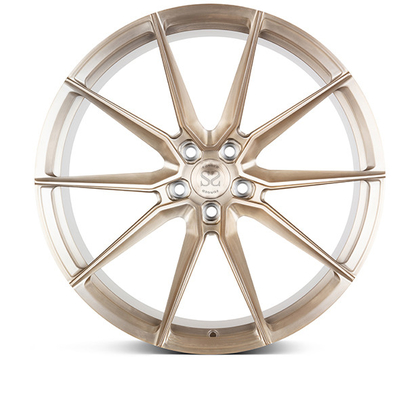 Forged 1 Piece Vossen EVO2 Rims 24inch Luxury Car Rose Gold Wheels