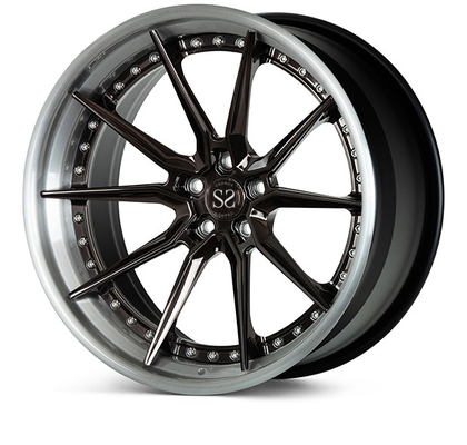 Forged Vossen EVO2 3 PC Rims 24inch For RS5 Luxury Car Black Polished Wheels