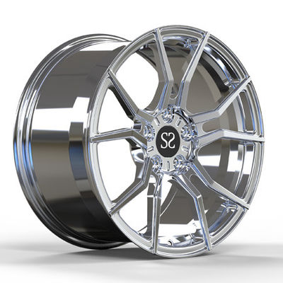 22 Inch Monoblock Car Polished 1 Piece Forged Wheels For Mercedes Benz ...