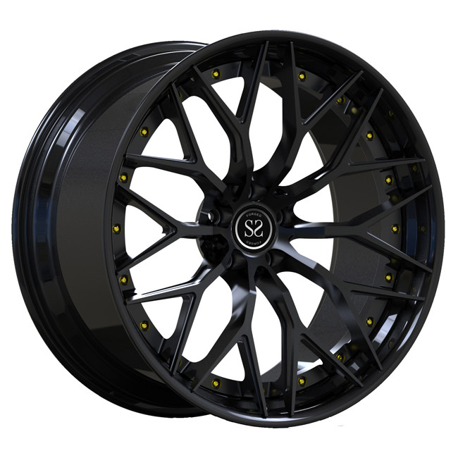 19inch Black 2 Piece Forged Wheels Aluminum For BMW M2 Passenger Car Rims