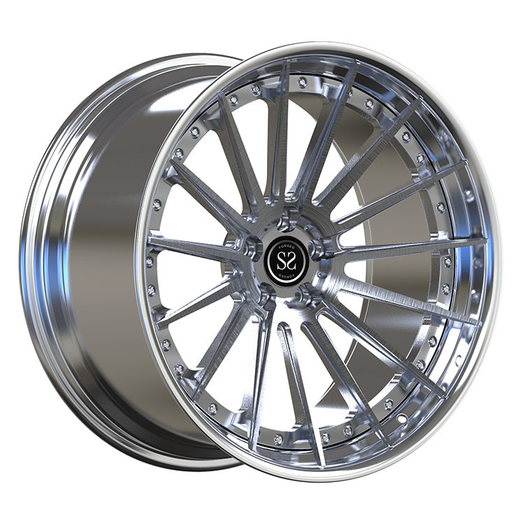Multi Spokes 2 PC BMW Forged Aluminum Alloy Rims 18 19 20 21 22 Inches