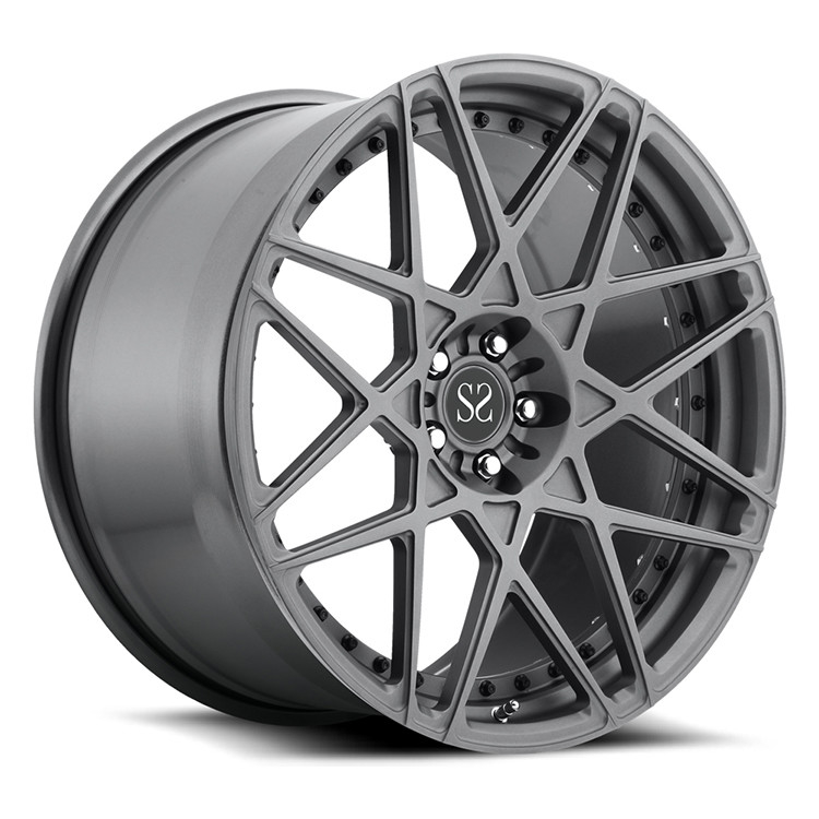 Alloy Custom Rims 1PC Forged Wheel For Land Rover Ferrari Black 18 19 Inch 5x112