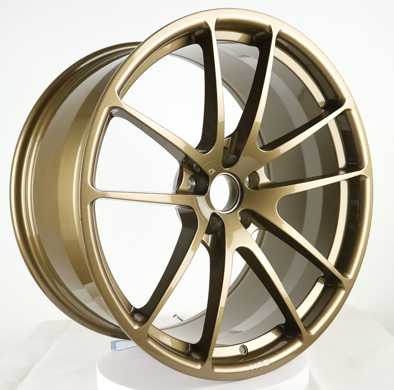 19 inch bronze one-piece forged wheel rim for Racing car Porsche 991 5x130