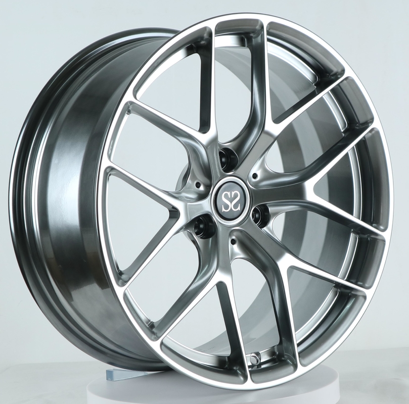 18 inch 3 hole hyper silver monoblock forged alloy wheels rims for smart
