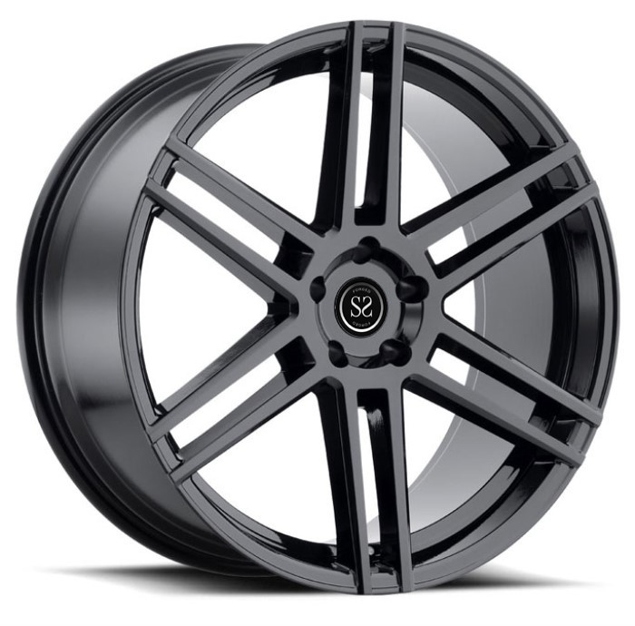 Matte black classic aluminum alloy monoblock forged wheel rim from china