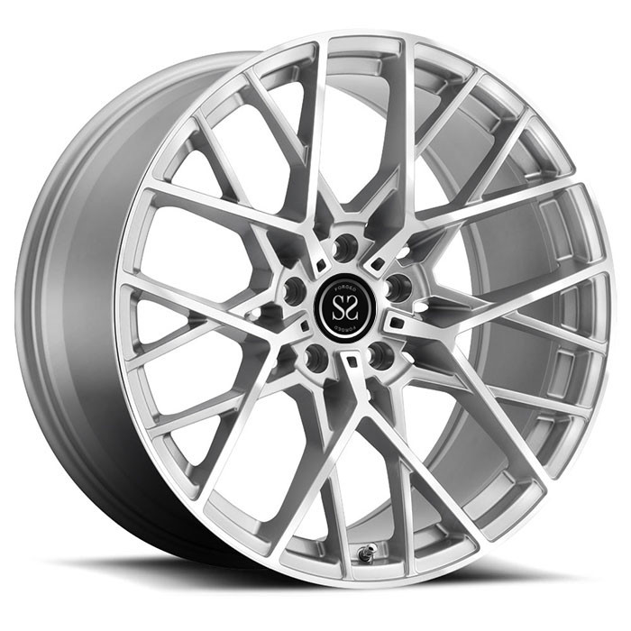 18 19 inch staggered white forged aluminum alloy auto sport rims wheel