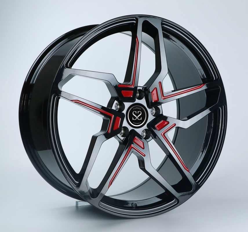 sae j2530 wheels red and black two colors 18inch 19inch alloy wheels for X5