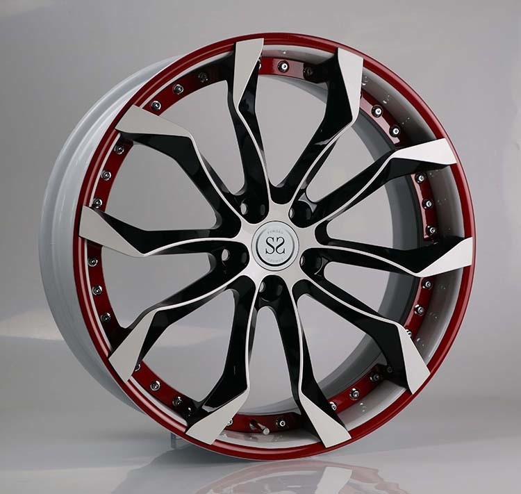 Black 1-piece Forged Wheels 21 Inch 2-PC Forged Rims For Auid R8 S6 RS7 5x112