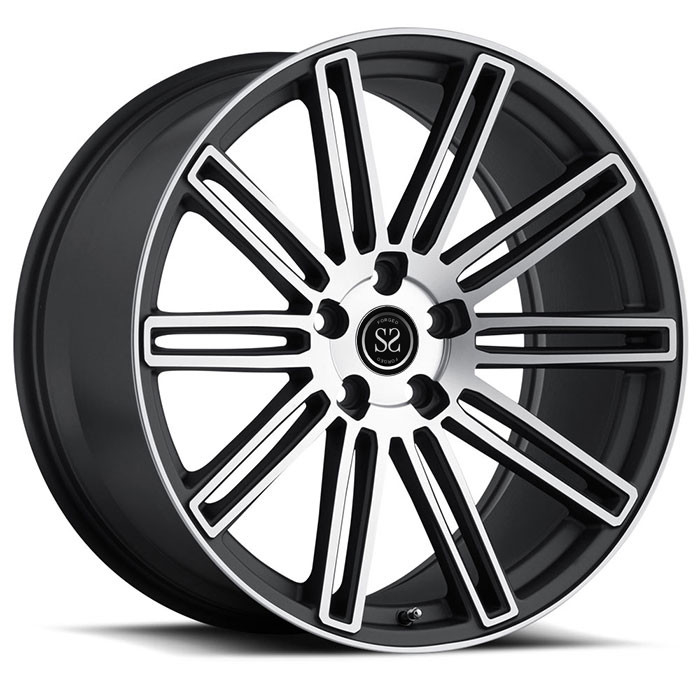 1- Piece Forged Wheels Gloss Black Car Rims 18&quot; 19&quot; With  5x108 Ford Fusion Car Rims For Jaguar
