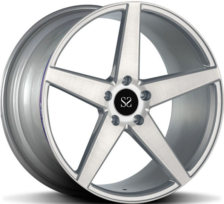 1- Piece Forged Wheel Custom Gloss Black 1-PC  20 21Inch Alloy Rims For Mercedes E350 5x112