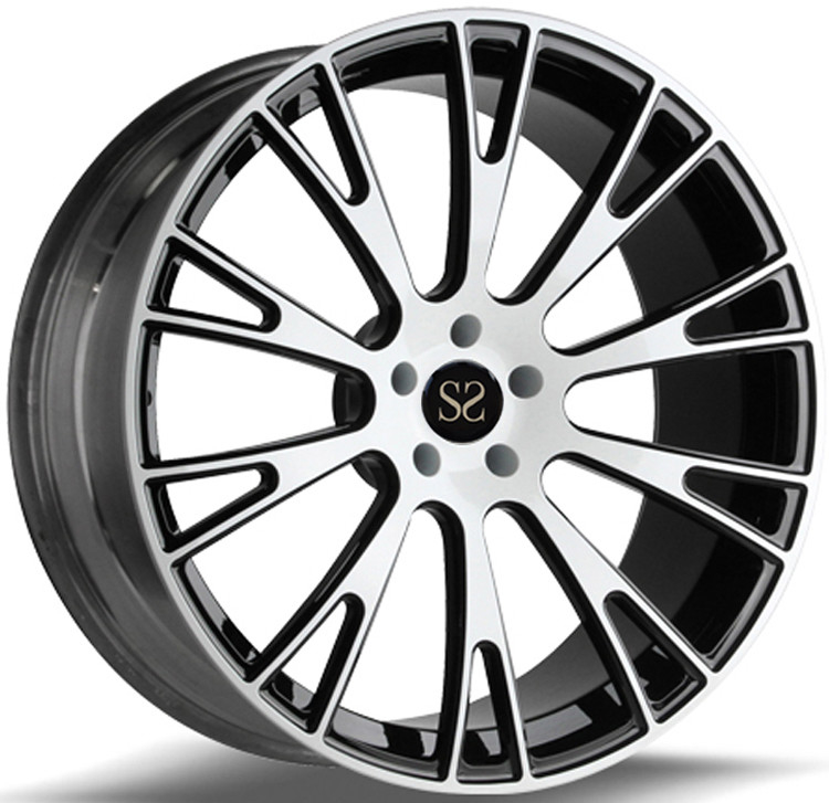 Black Machined Alloy Wheels Rims Custom 1- PC 20 Inch Forged Car Rims For Audi Vossen  Rims 5x112