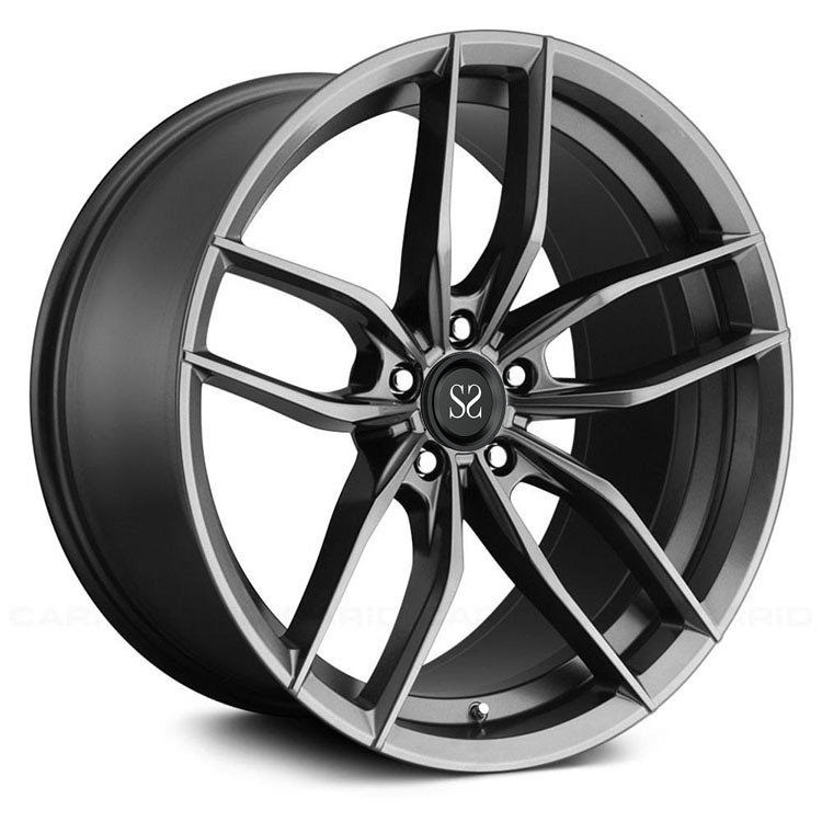 Hyper Silver 2 Piece 90mm ET Forged Alloy Wheels For Nissan GTR
