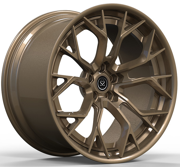 Bronze Painting 21 Inches Audi Rs6 2 Forged Wheels