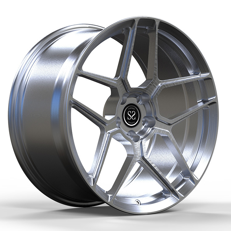 5x112 Staggered Aluminum Forged Wheels 18 19 20 21 And 22 Inches For Audi R8 Polish Rims