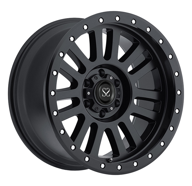 Custom 18 19 20 and 21  inch  6 X 139.7 Big Lip Black Forged Alloy Wheels For Toyota Hilux