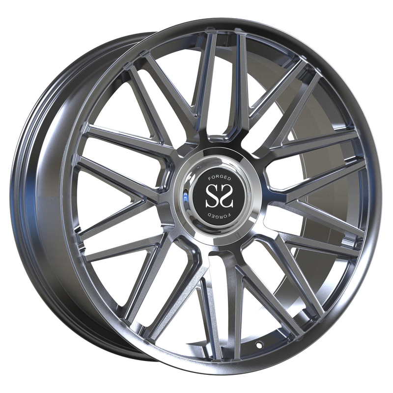 Brushed 1 Piece Monoblock Forged Wheels 24 Inch Staggered ESCALADE Car Rims