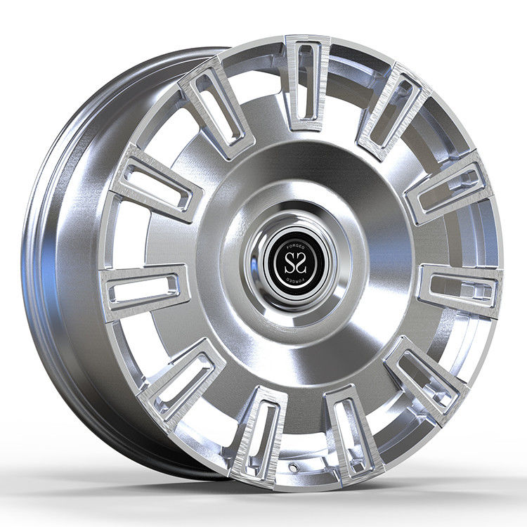 1500 6x139.7 1 Piece Wheels PCD 25ET Rims Brush Polish Chrome