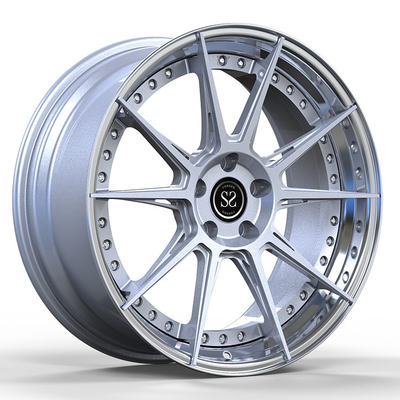 21 22 Inch Forged 2-PC Aluminum Alloy Rims Matt Silver For Alfa Romeo Giulia