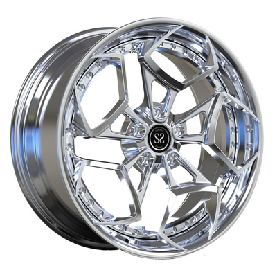 19inch Forged 2 PC Wheels Polished Disc Lip For Luxury Mercedes Benz A35 Car Rims