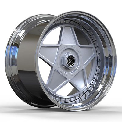 Custom 5x108 2PC Aluminum Alloy Rims Bolt Pattern 22x9 And 22x10 For Jaguar F-Type