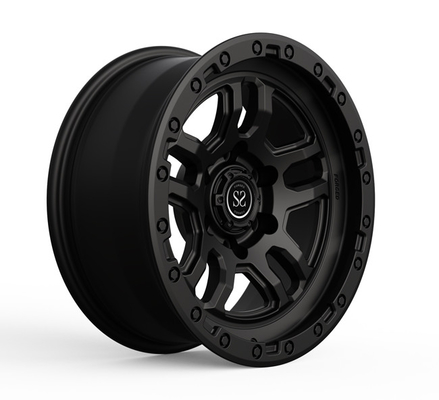 17X7 4X4 Rims Forged Car Wheels Off Road Matte Black For Toyota 4runner