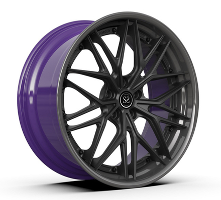 5x112 Forged Monoblock Wheels For Dark Gun Metal Polished BMW 5 Rims 20inch