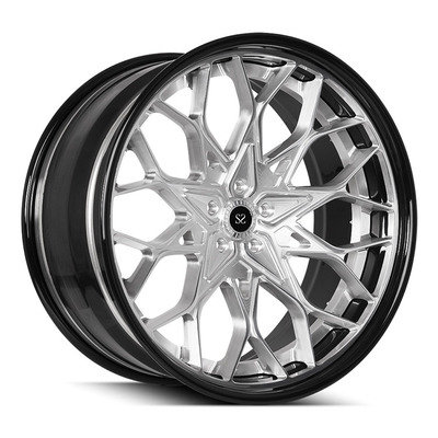 Custom 3Piece Forged Aluminum Alloy Wheels #Alfa Romeo Giulia 952 19 Inch Gloss Lip Brushed Disc