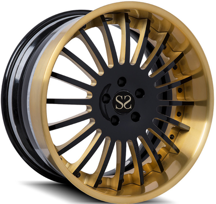 Custom Brushed Lip 3 Piece Forged Alloy Rims 20 X 12 And 21 X 13 For 2020 Audi R8