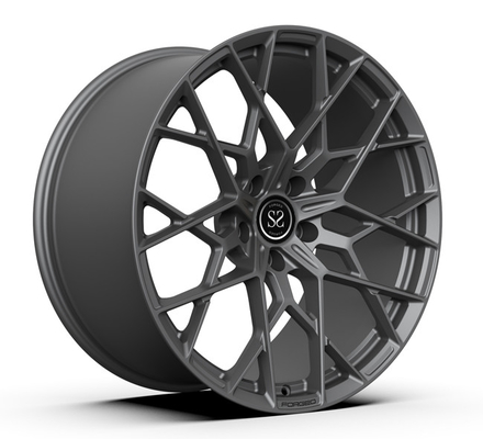Monoblock Forged Matte Black Rims 22inch 22x10.5 22x11.5 Staggered Porsche Cayenne Wheels