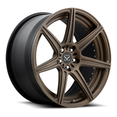 Aluminum Alloy 2 Pieces Forged Bronze Wheels For Audi Rs6 Rs7 Rims21 22 Inch 5x112