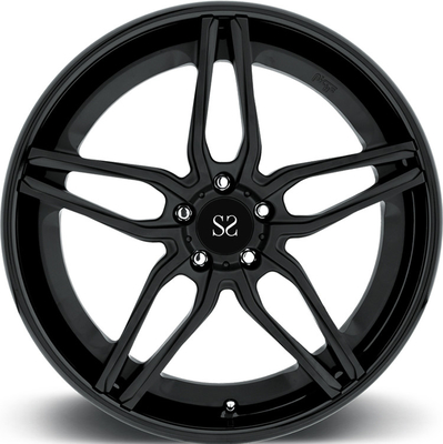 Black Spoke 1pc Forged Alloy Wheels 18 19 20 21 22inch PCD 5x120 Custom Luxury Rims