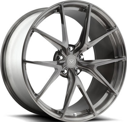 For BMW M2 5x120 Silver Machine Face 18 19 20 21 22 Inch 1-PC Forged Alloy Custom Wheels