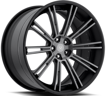 For Benz SLS-Class Black Machine Face 18 19 20 21 22 Inch 2-PC Forged Alloy Custom Wheels