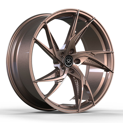 9.5Jx20 And 10.5Jx20 Custom Satin Bronze 2-PC Rims For BMW M2 2016 Year