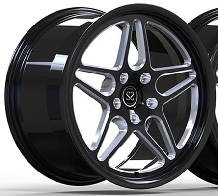 2018 BMW M2 19x9 And 19x10 5x112 Custom Gloss Black+milling Windows 1-PC Forged Rims