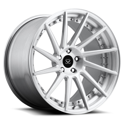 Silver Barrel For BMW M8 Wheels 23 Inch 2-PC Forged Alloy Custom Rims