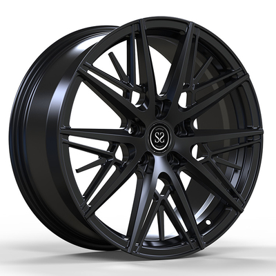 5x120 20x8.5/10J Satin Black Forged 1-PC Rims For  BMW M760i