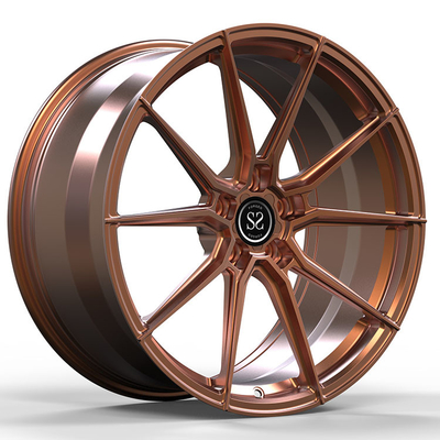 Porsche Macan Gloss Bronze 22x10 and 10.5 Custom 1-PC Forged Rims