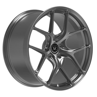 20x9.0 ET19/5x112/66.6 Custom 1 Piece Rims Gun Metal Grey For CLS AMG